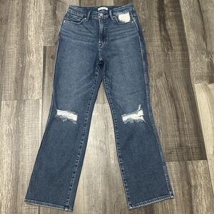 Good American Good Curve Distressed Jeans